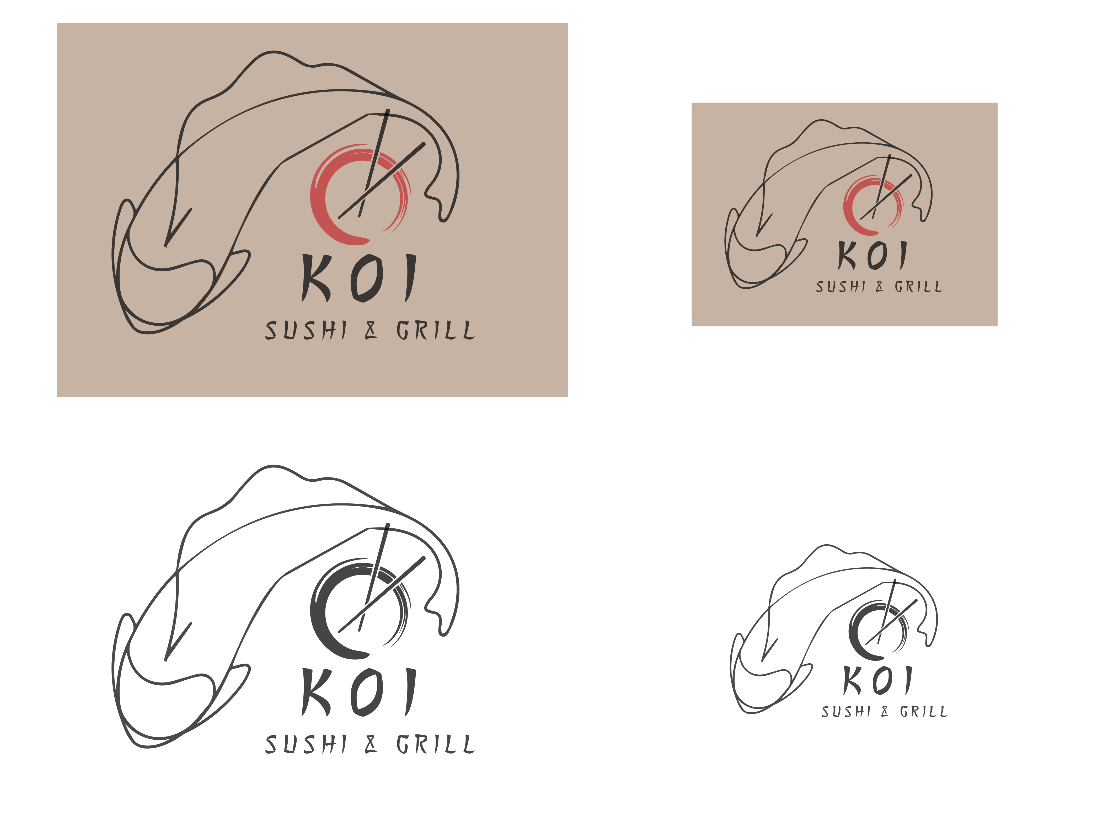 Restaurant Logo Koifish